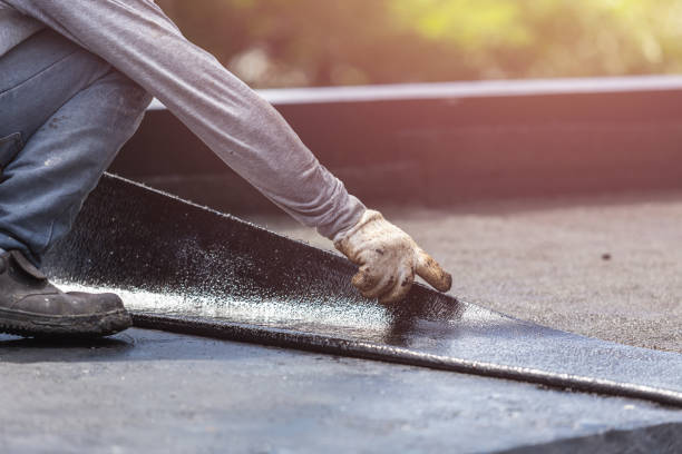 Professional Emergency Waterproofing technician working in Burt, NY